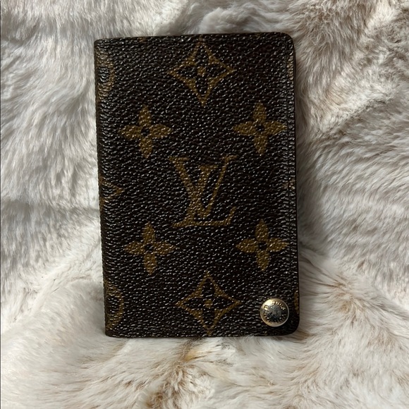 Louis Vuitton Brown Leather Card Holder - Picture 1 of 9